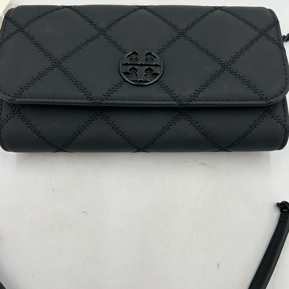 Women's Tory Burch matte chain wallet Crossbody NWT